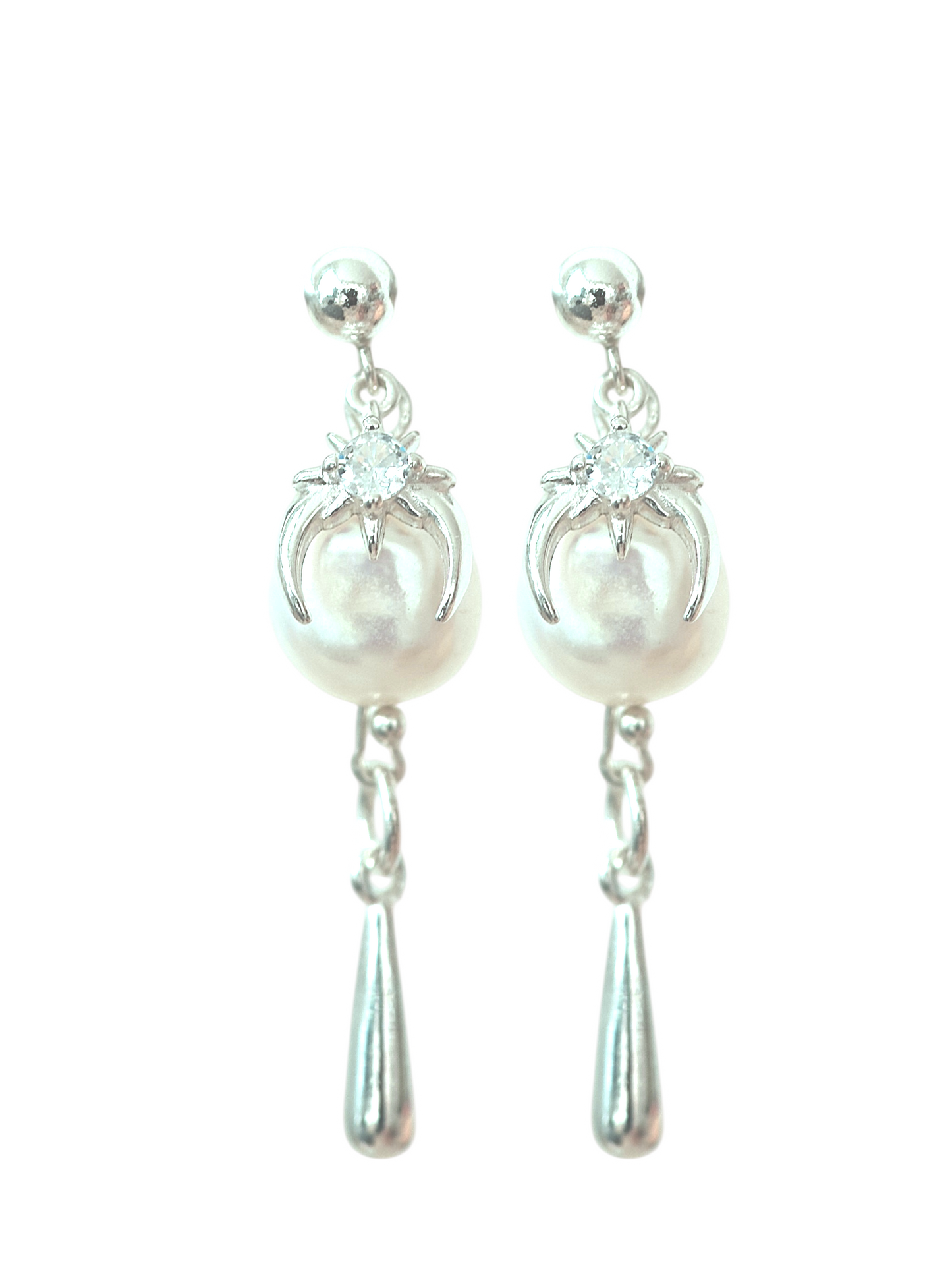 Spiky Pearl Earrings