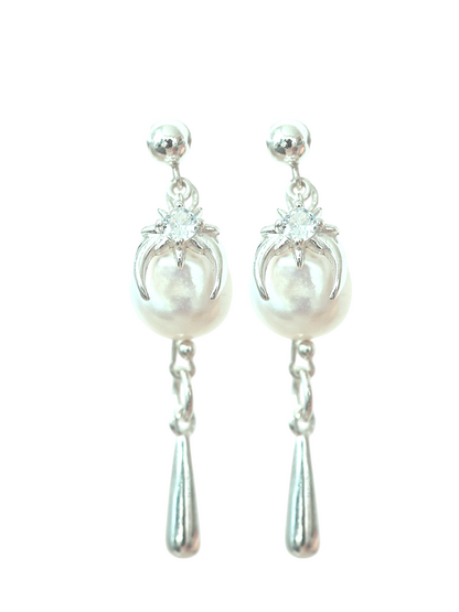 Spiky Pearl Earrings