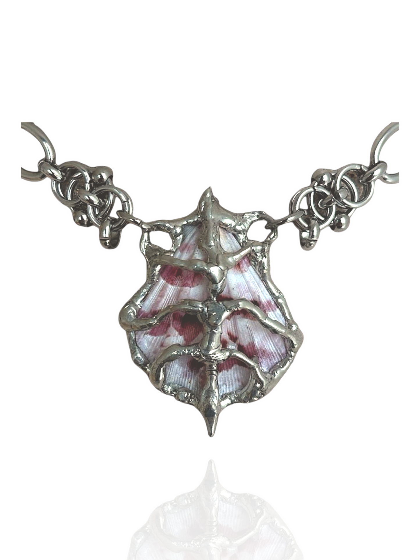 Ribcage Shell Necklace