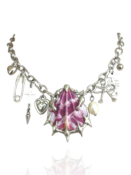 Soldered Shell Charm Necklace