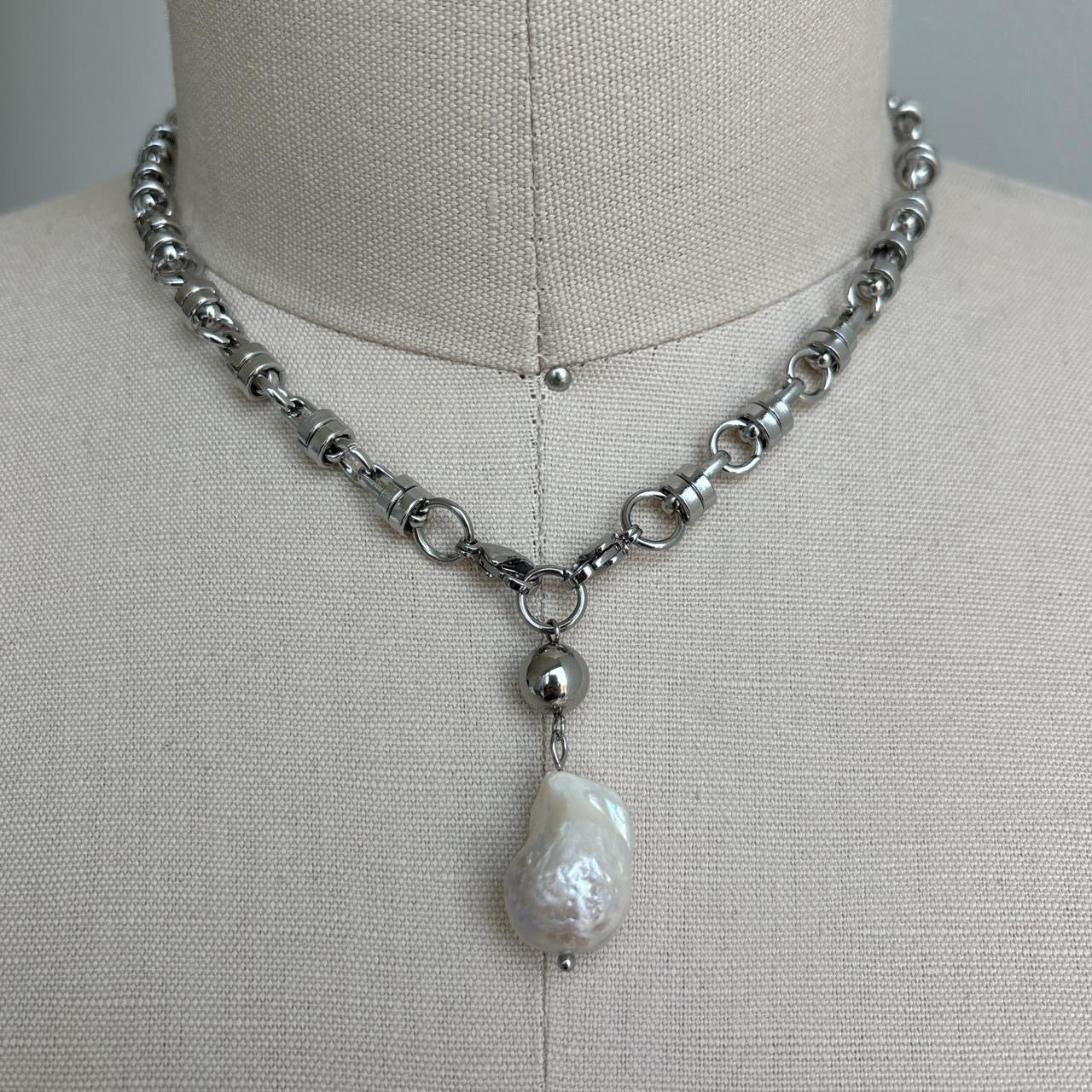 Genuine Baroque Pearl Necklace
