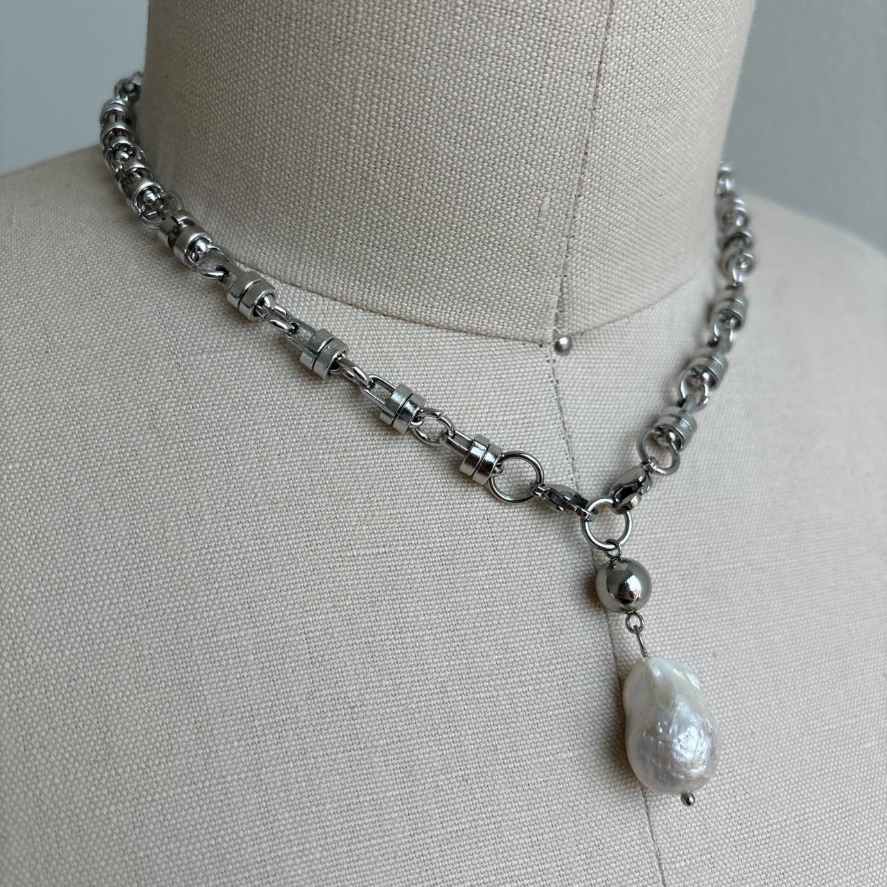 Genuine Baroque Pearl Necklace