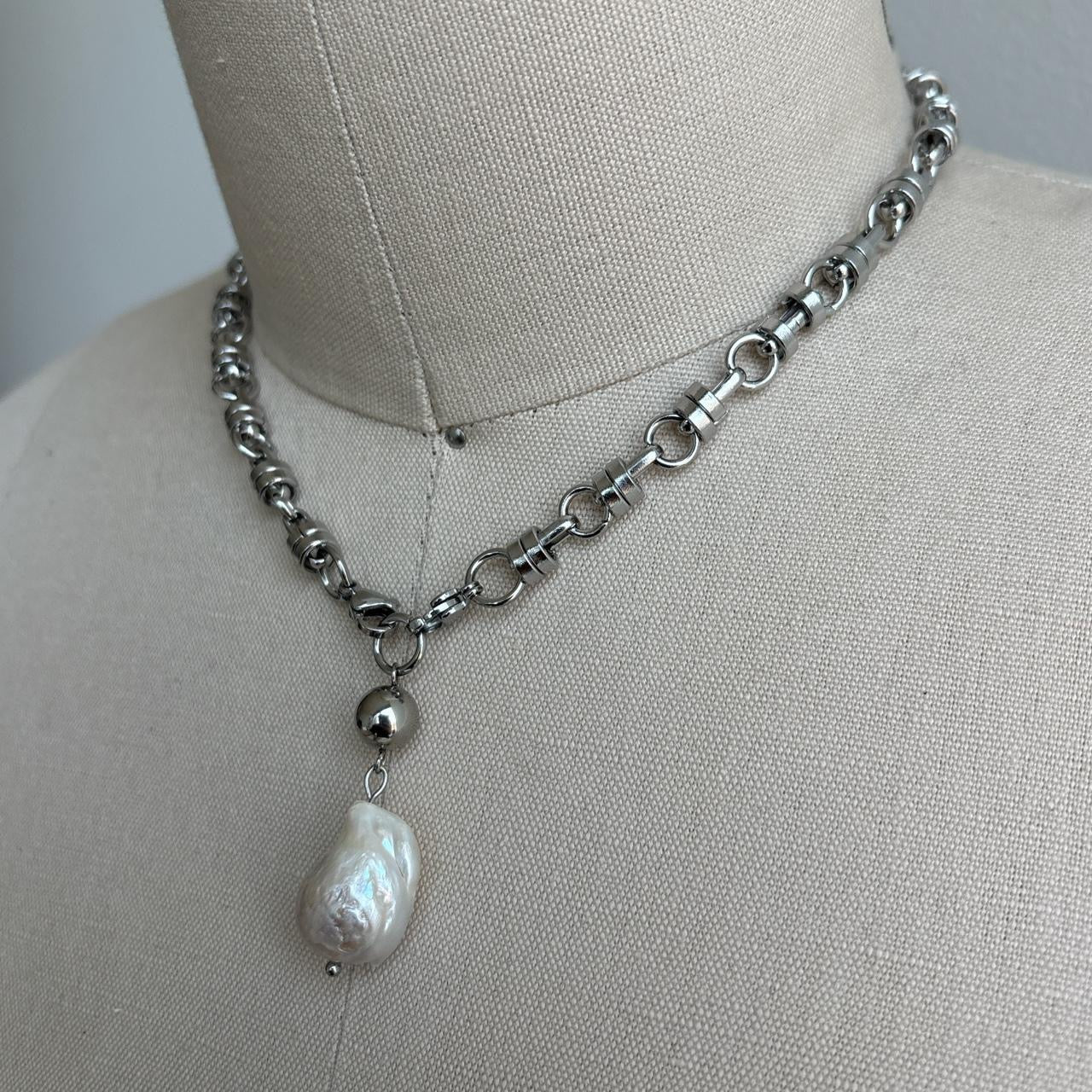 Genuine Baroque Pearl Necklace