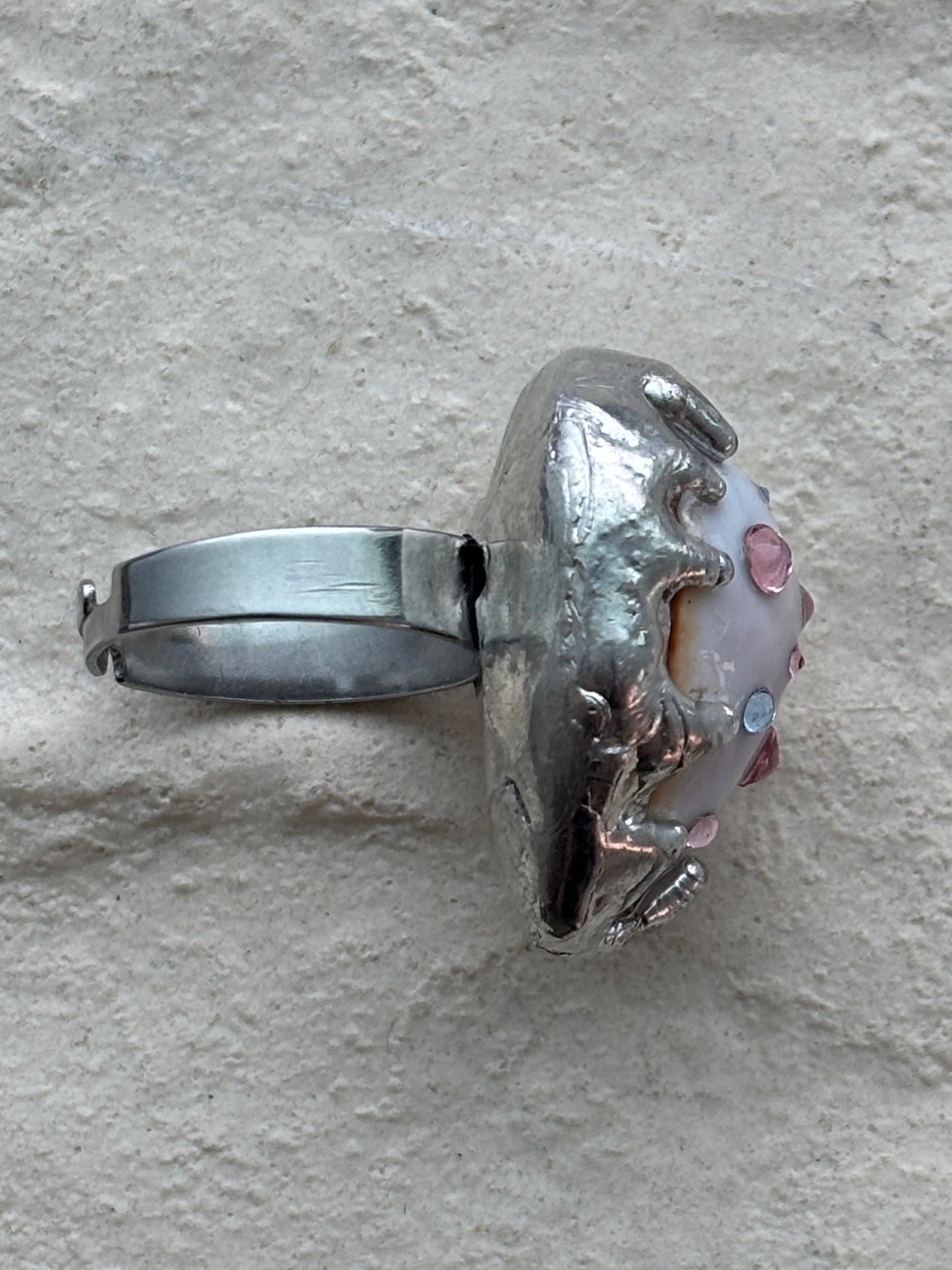 Sprinkles Cowrie Shell Ring
