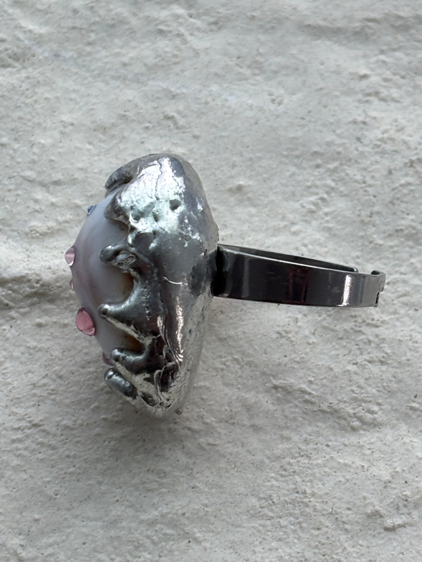 Sprinkles Cowrie Shell Ring