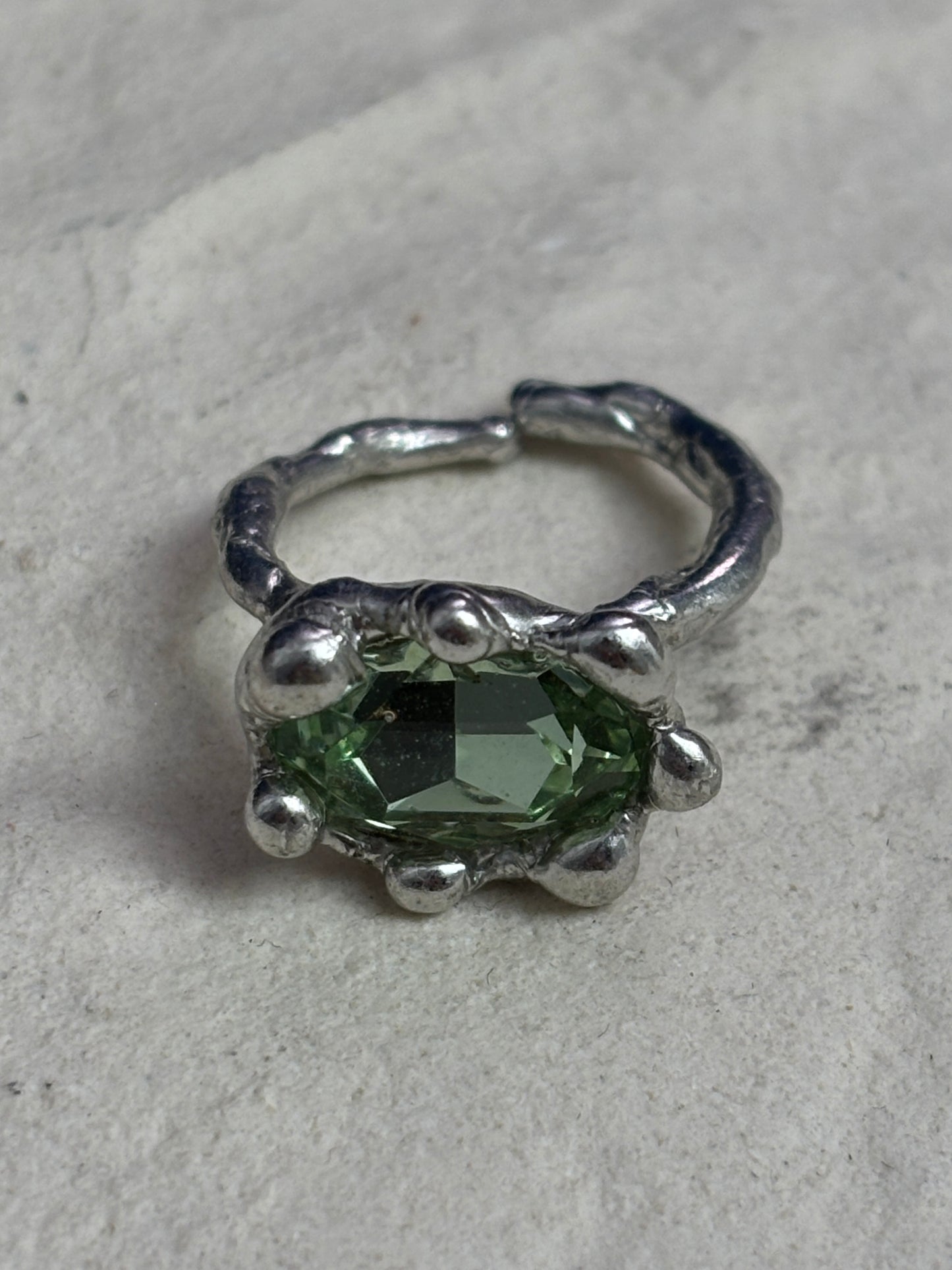 Green Meteor Ring