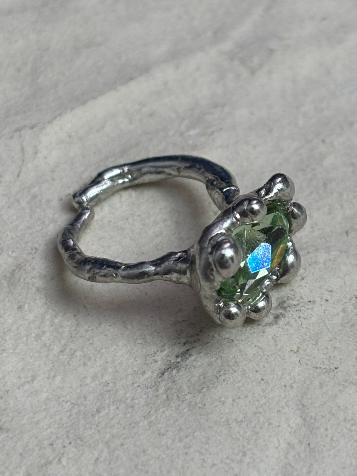 Green Meteor Ring