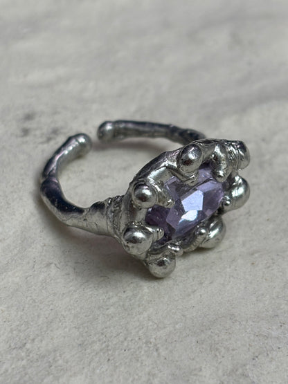 Lavender Meteor Ring