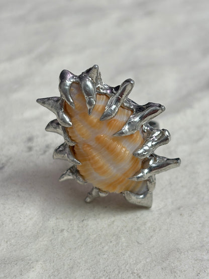 Spiky Seashell RIng
