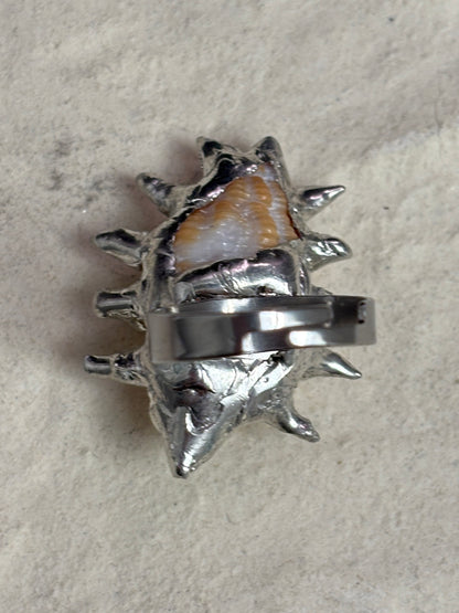 Spiky Seashell RIng