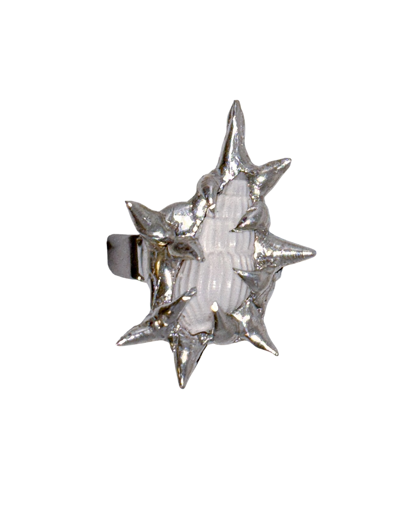 Spiky Seashell Ring