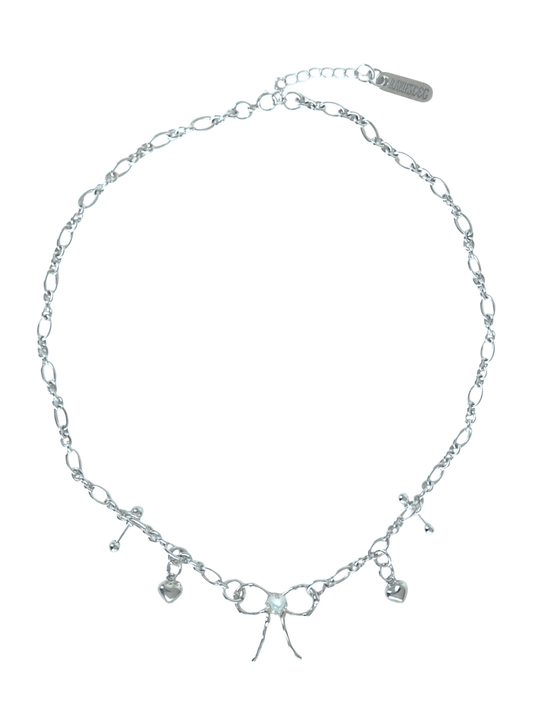 Mother of Pearl Bow Necklace