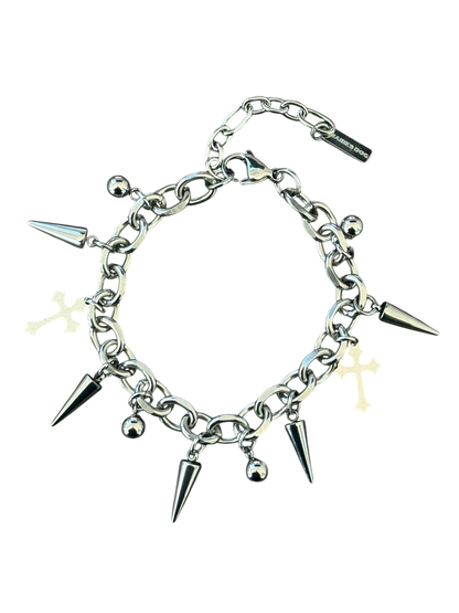 Spiky Cross Bracelet