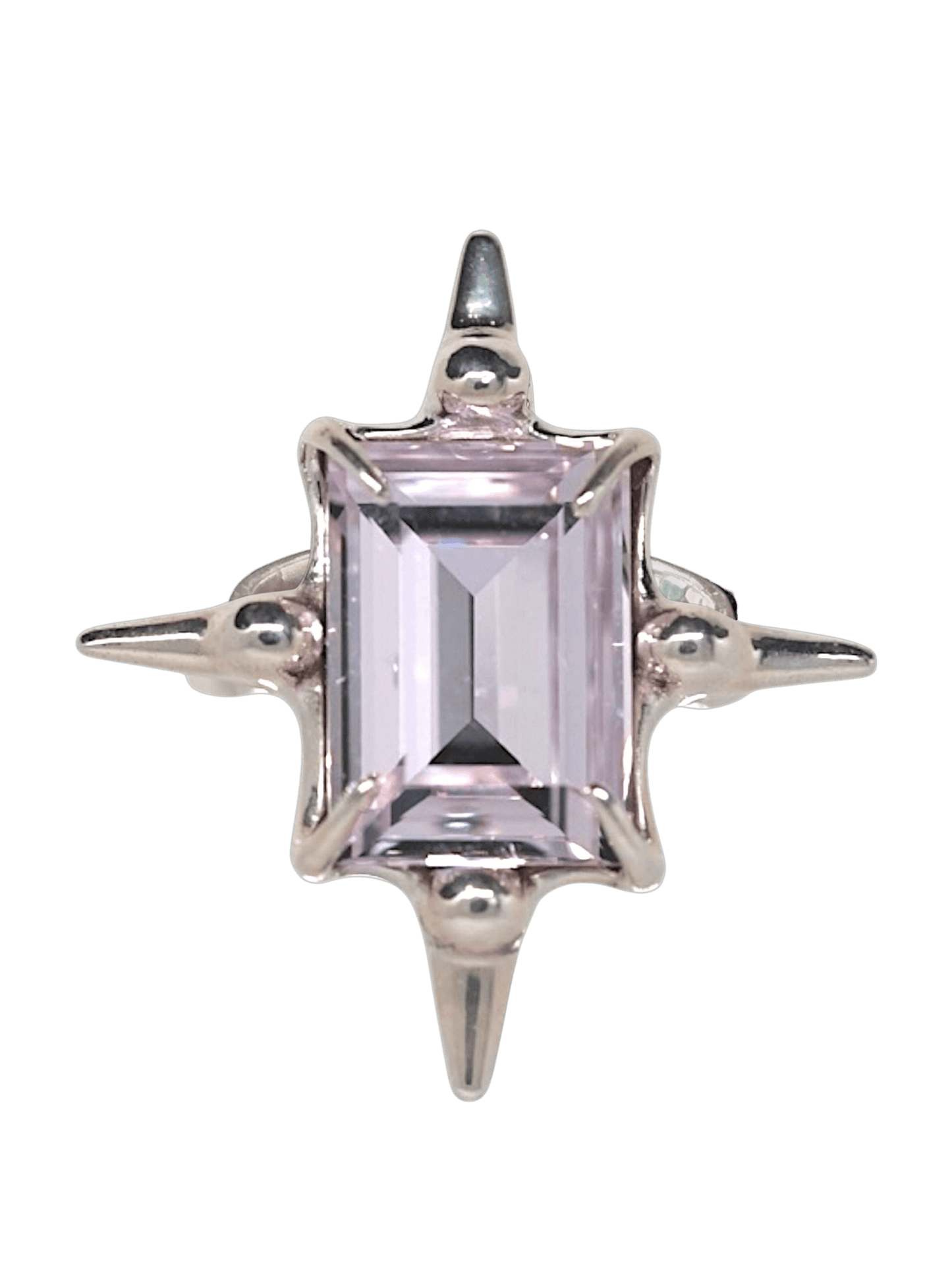 “Astroid Ring in S925 sterling silver, engraved with RABIES DOG and designed as an adjustable open band.”